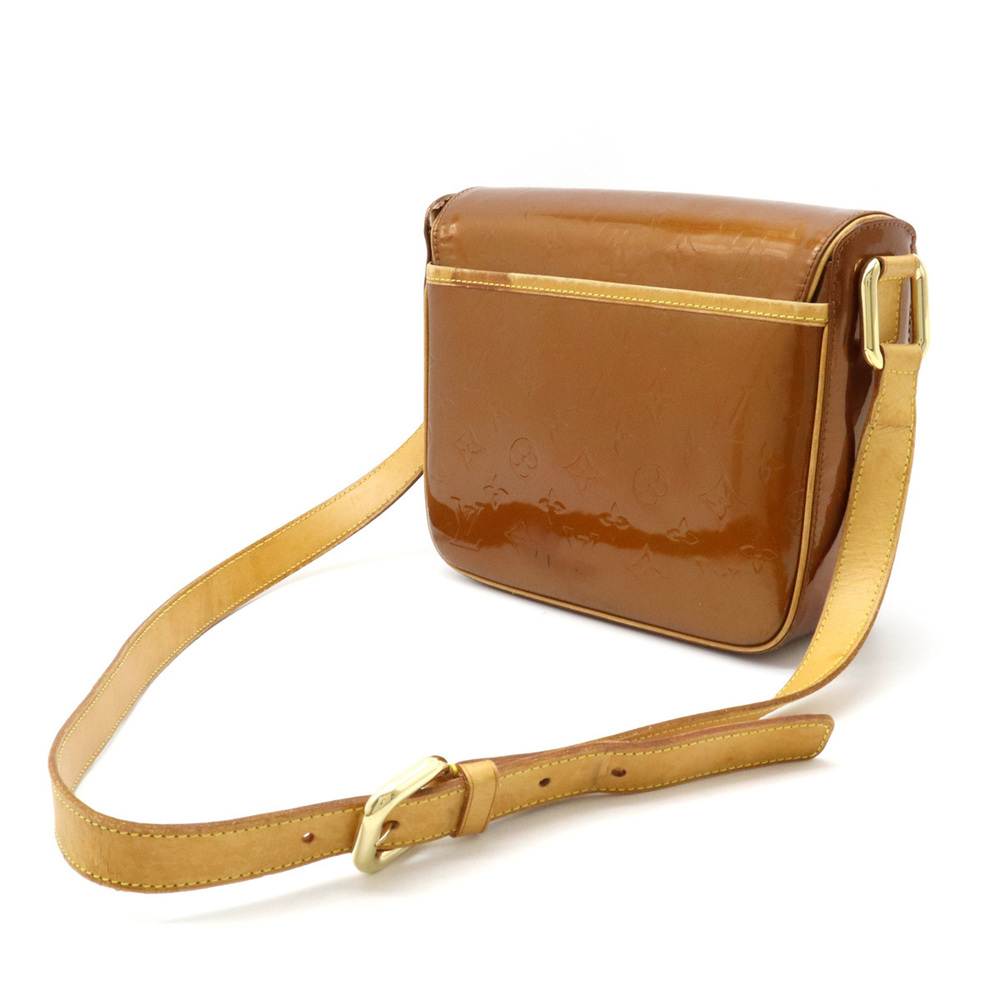 Louis Vuitton Bag Vernis Shoulder Bronze Pochette Christie Crossbody